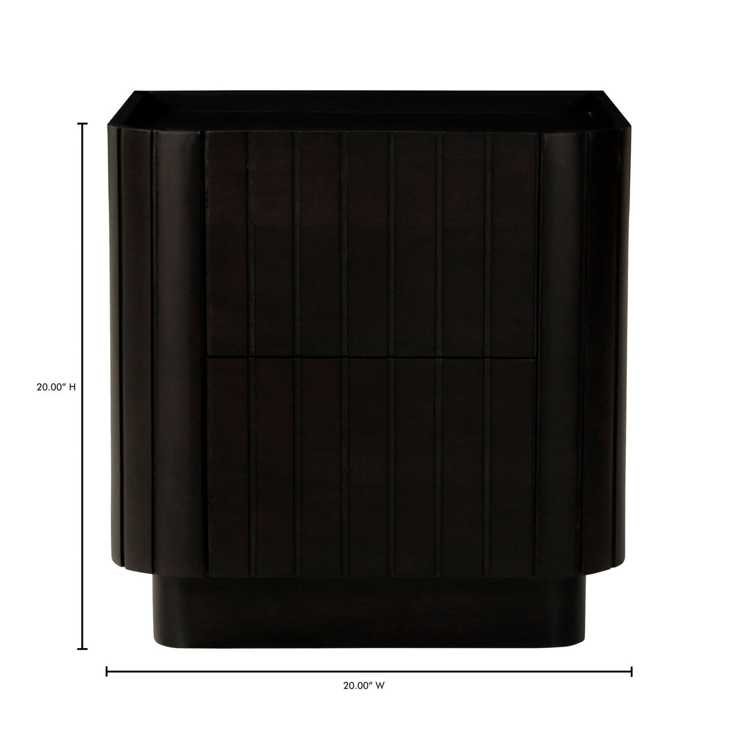 American Home Furniture | Moe's Home Collection - Povera Nightstand Black