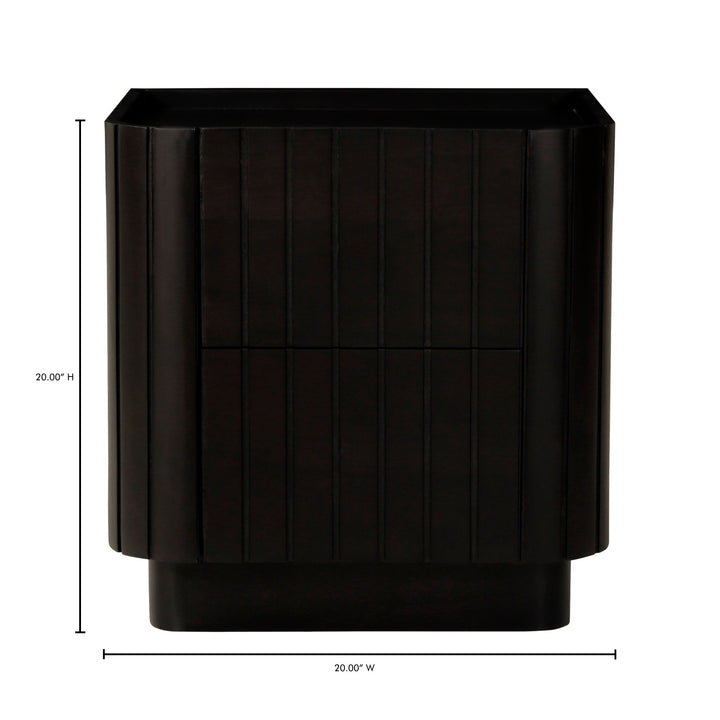 American Home Furniture | Moe's Home Collection - Povera Nightstand Black