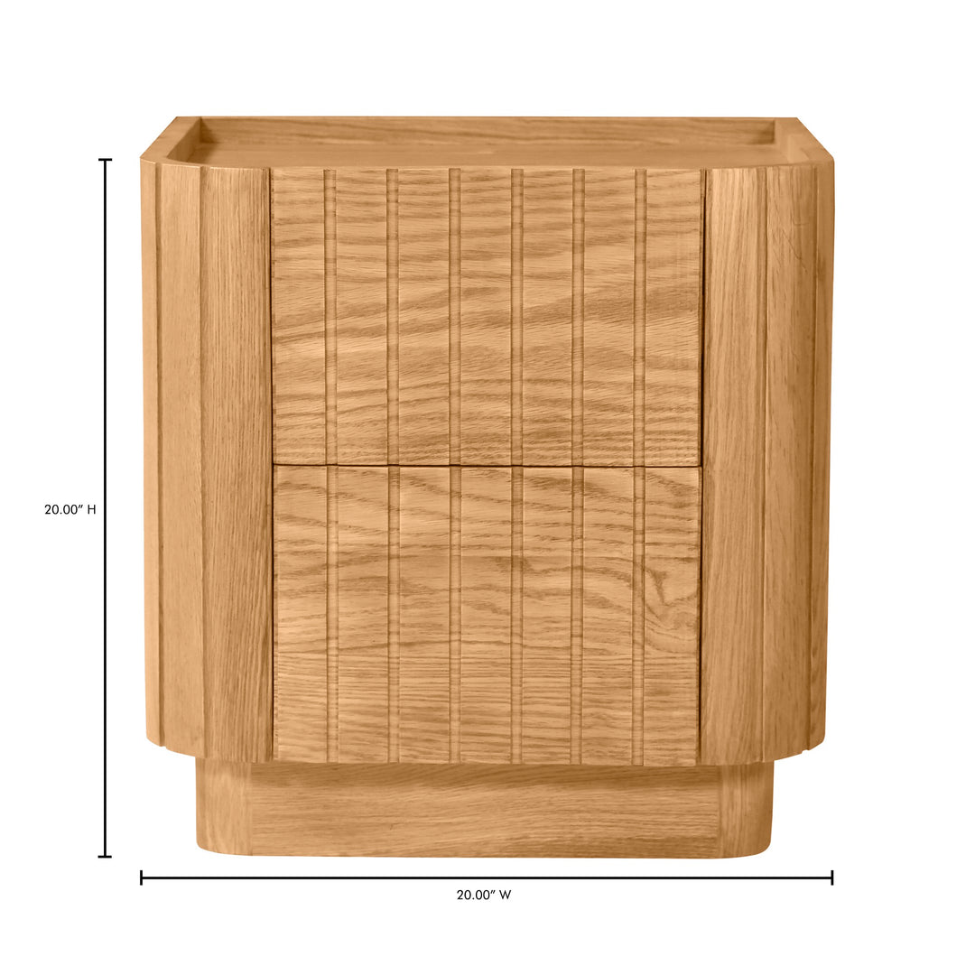 American Home Furniture | Moe's Home Collection - Povera Nightstand Oak