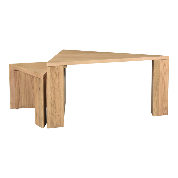 American Home Furniture | Moe's Home Collection - Aton Nesting Coffee Table Set Of 2 Natural