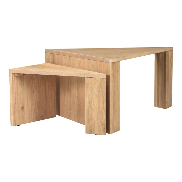 American Home Furniture | Moe's Home Collection - Aton Nesting Coffee Table Set Of 2 Natural