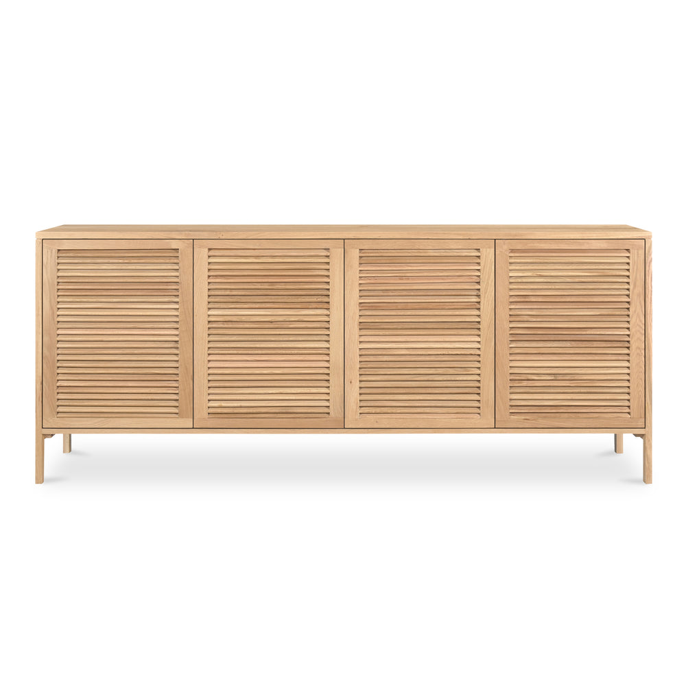 American Home Furniture | Moe's Home Collection - Teeda 4 Door Sideboard Natural