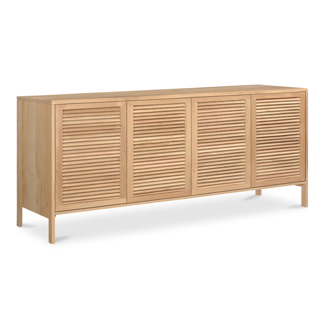 American Home Furniture | Moe's Home Collection - Teeda 4 Door Sideboard Natural