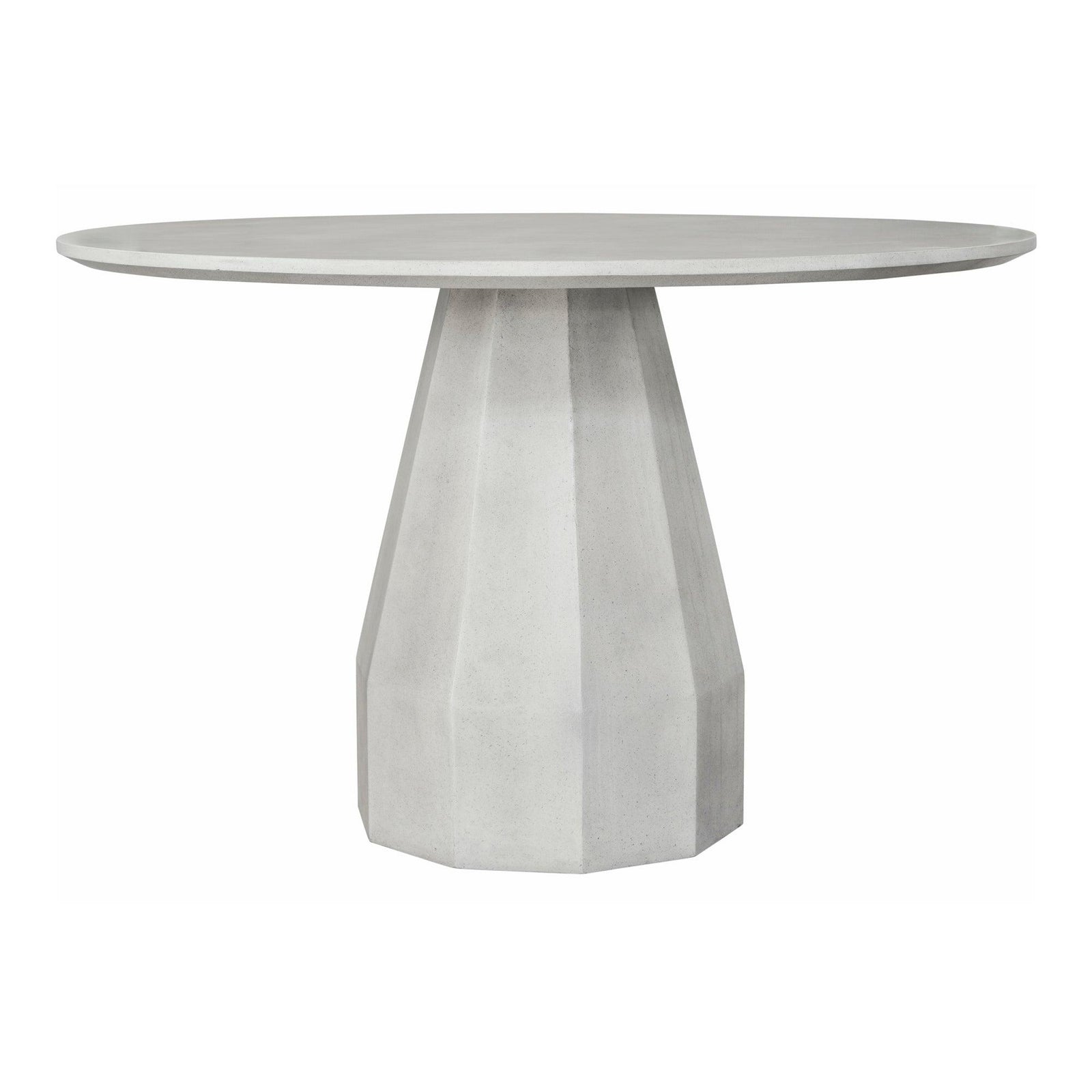 Moe's Home Collection Templo Outdoor Dining Table Antique White OUTDOOR DINING TABLES