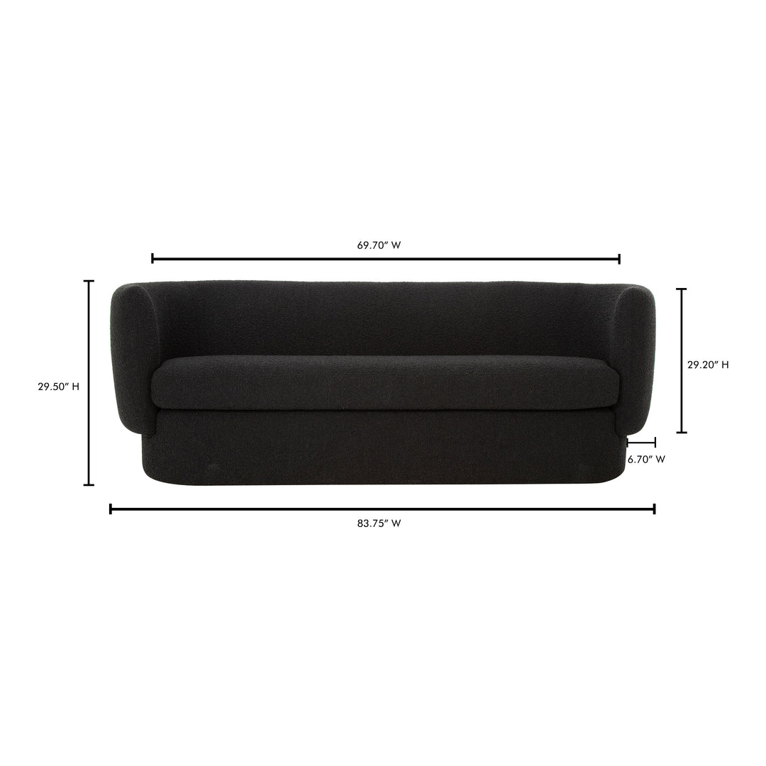 American Home Furniture | Moe's Home Collection - Koba Sofa Maya Black