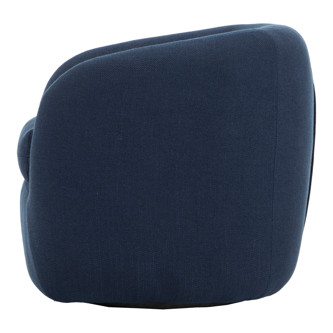 American Home Furniture | Moe's Home Collection - Maurice Swivel Chair Midnight Blue