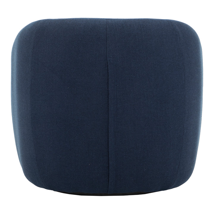 American Home Furniture | Moe's Home Collection - Maurice Swivel Chair Midnight Blue