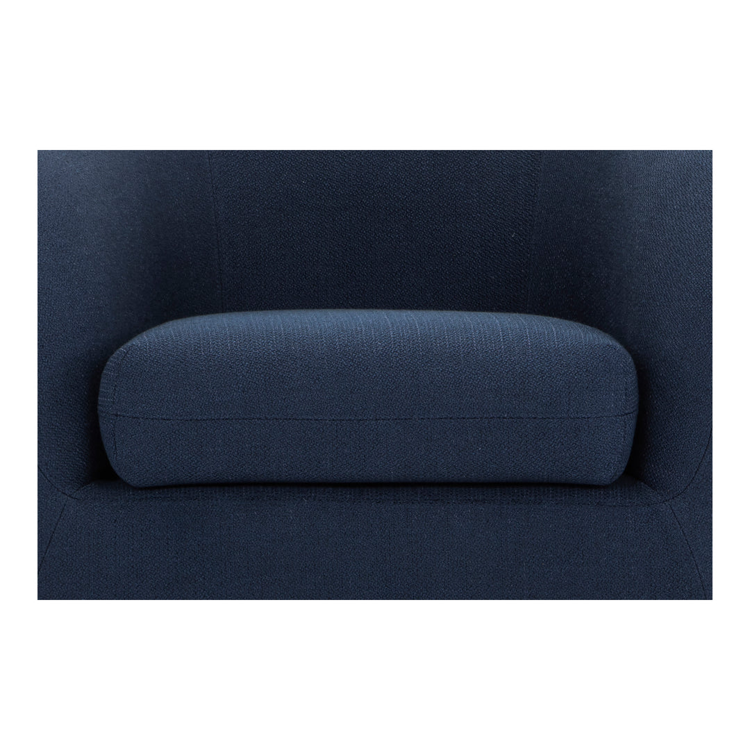 American Home Furniture | Moe's Home Collection - Maurice Swivel Chair Midnight Blue