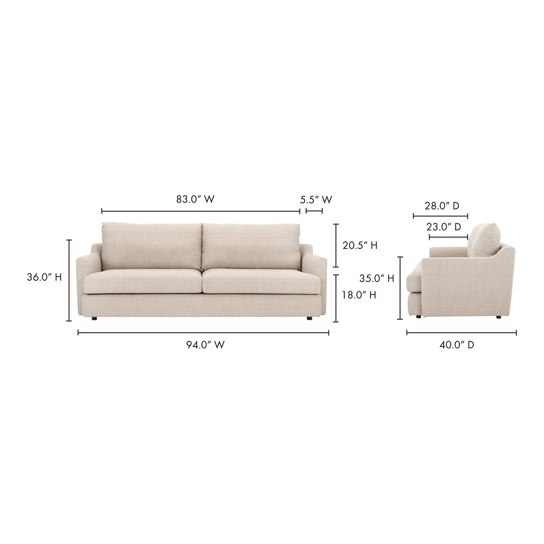 American Home Furniture | Moe's Home Collection - Alvin Sofa