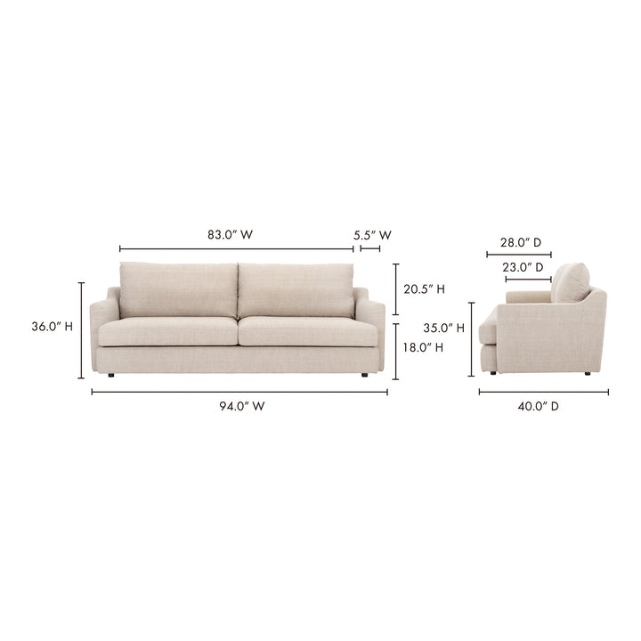 American Home Furniture | Moe's Home Collection - Alvin Sofa
