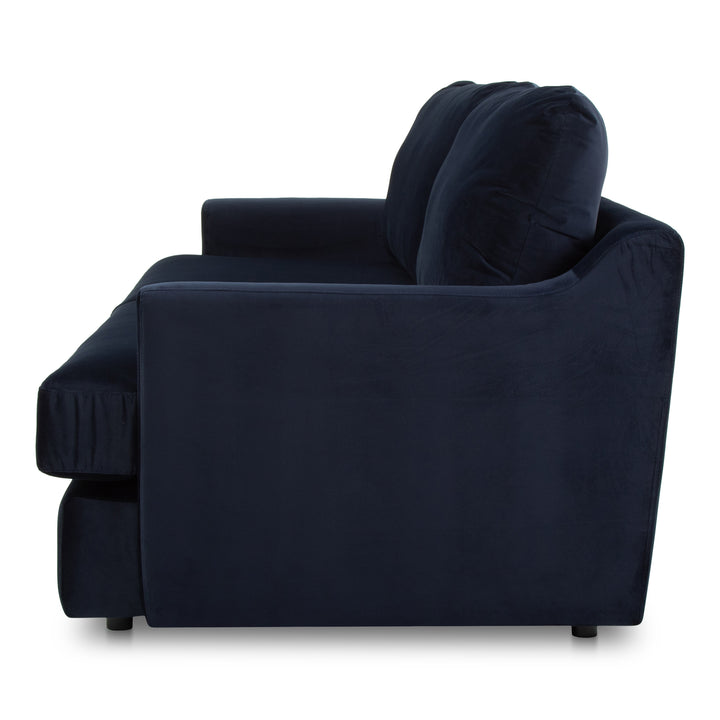 American Home Furniture | Moe's Home Collection - Alvin Sofa Nightfall Blue Velvet