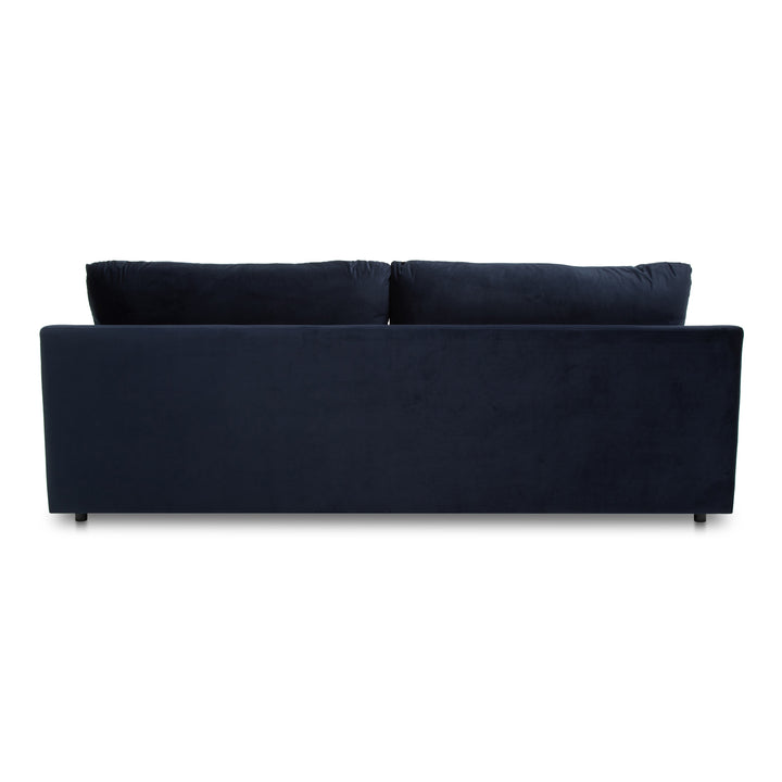 American Home Furniture | Moe's Home Collection - Alvin Sofa Nightfall Blue Velvet