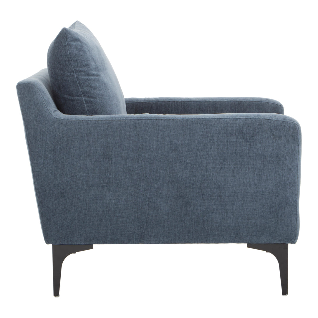 American Home Furniture | Moe's Home Collection - Paris Armchair Blue