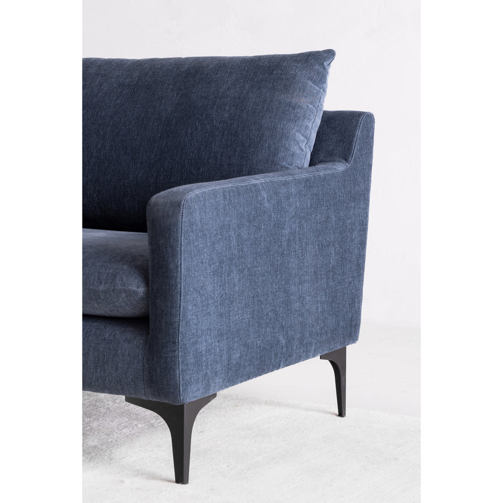 American Home Furniture | Moe's Home Collection - Paris Armchair Blue