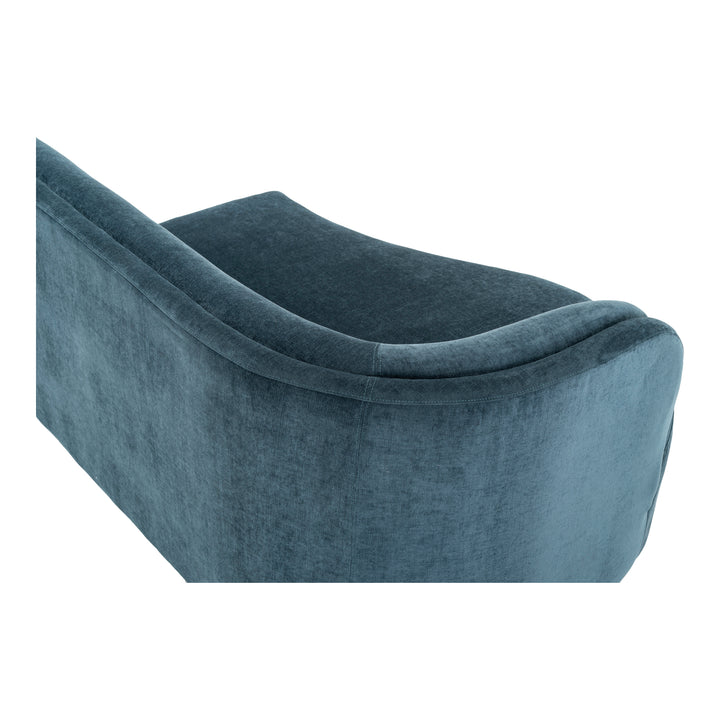 American Home Furniture | Moe's Home Collection - Yoon Chaise Left Nightshade Blue