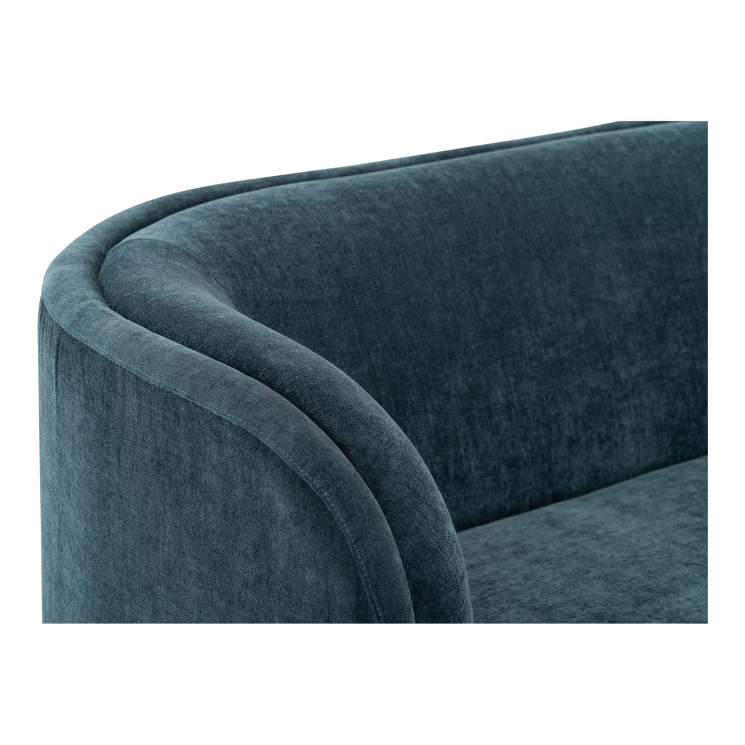 American Home Furniture | Moe's Home Collection - Yoon Chaise Left Nightshade Blue