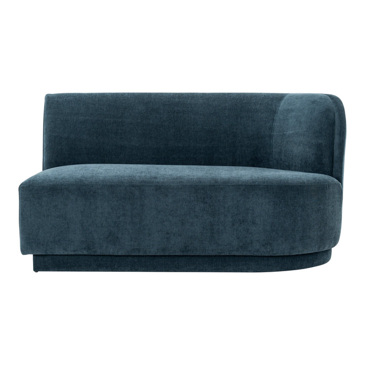 American Home Furniture | Moe's Home Collection - Yoon 2 Seat Sofa Right Nightshade Blue