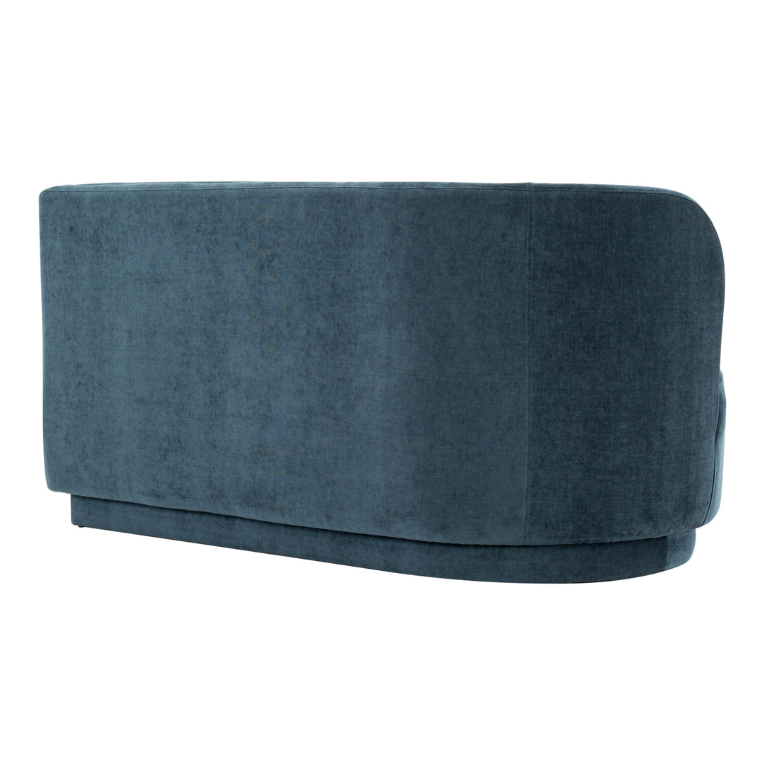 American Home Furniture | Moe's Home Collection - Yoon 2 Seat Sofa Left Nightshade Blue