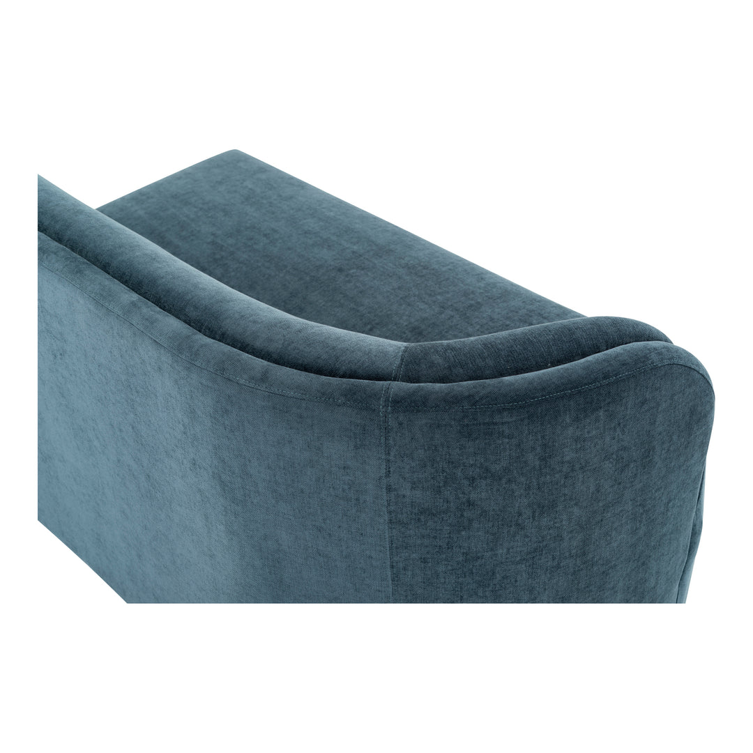 American Home Furniture | Moe's Home Collection - Yoon 2 Seat Sofa Left Nightshade Blue