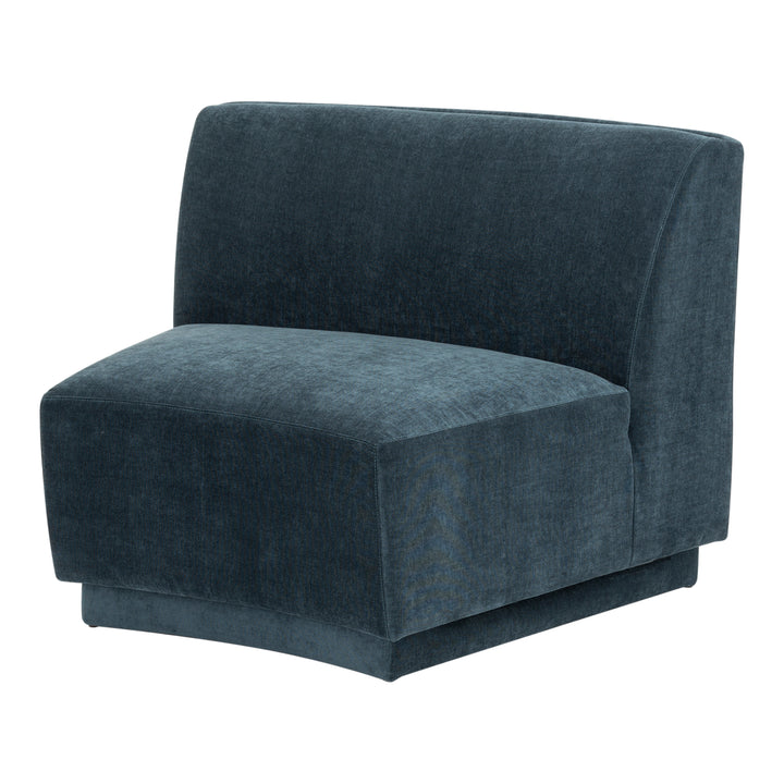 American Home Furniture | Moe's Home Collection - Yoon Slipper Chair Nightshade Blue