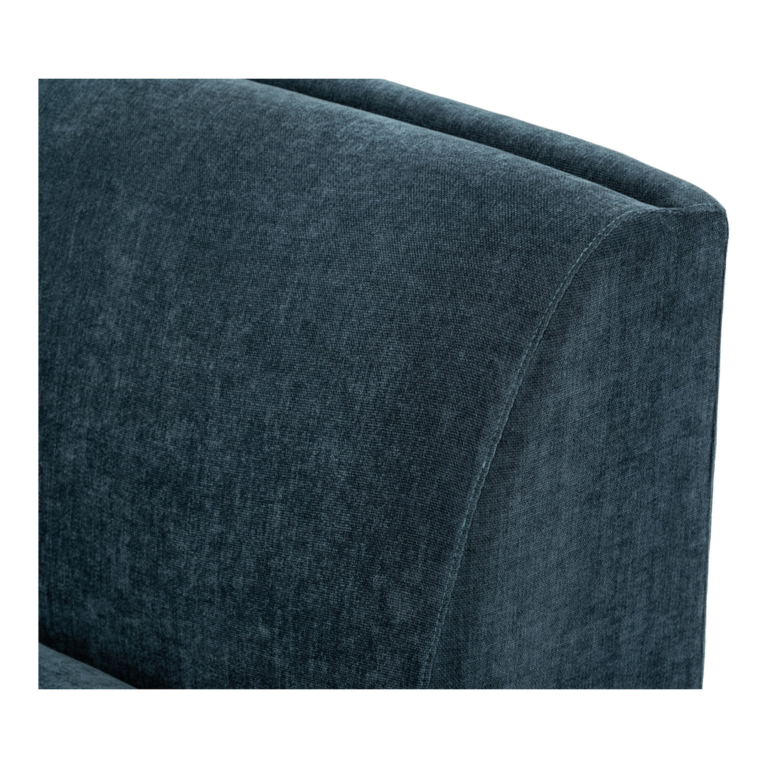 American Home Furniture | Moe's Home Collection - Yoon Slipper Chair Nightshade Blue