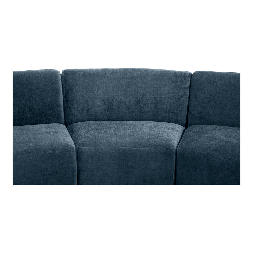 American Home Furniture | Moe's Home Collection - Yoon Compass Modular Sectional Nightshade Blue