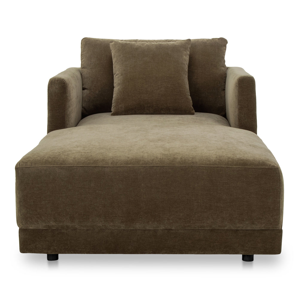 American Home Furniture | Moe's Home Collection - Bryn Chaise Cedar Green