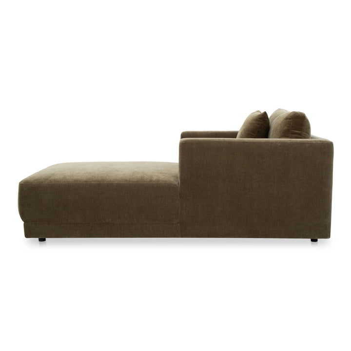 American Home Furniture | Moe's Home Collection - Bryn Chaise Cedar Green