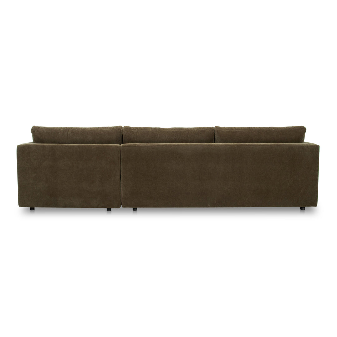 American Home Furniture | Moe's Home Collection - Bryn Sectional Cedar Green Right