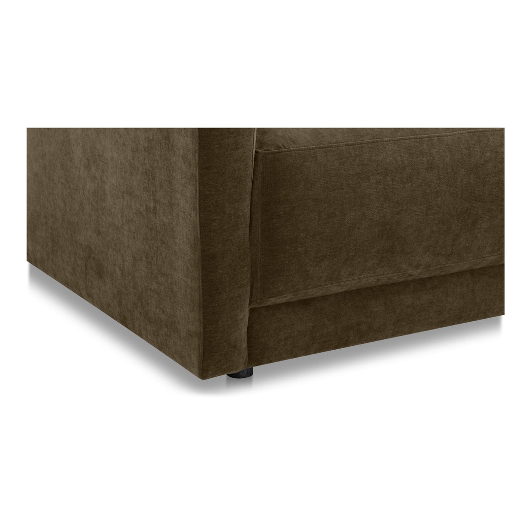 American Home Furniture | Moe's Home Collection - Bryn Sectional Cedar Green Right