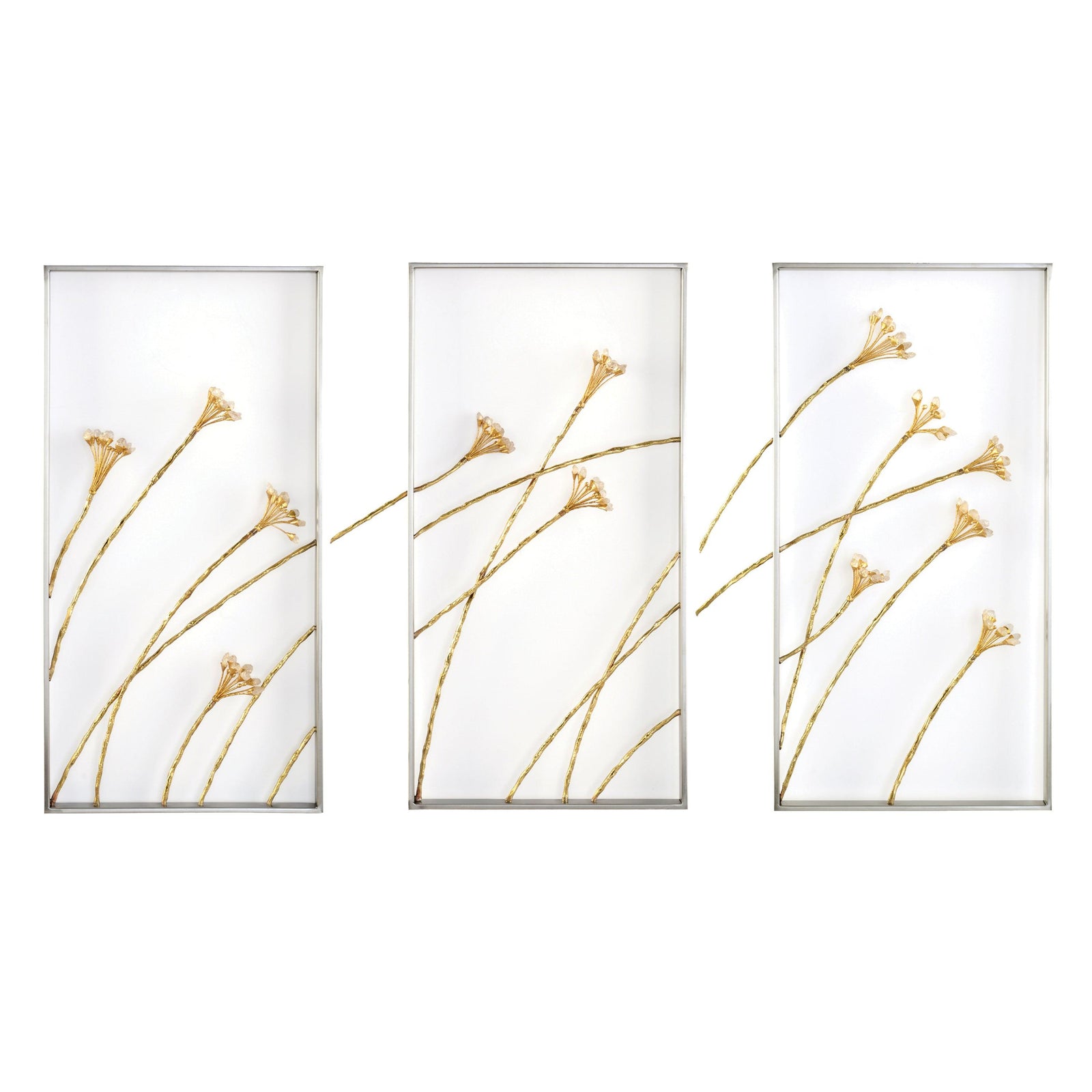 John Richard Set Of Three Windswept Triptych Wall Panels WALL ART