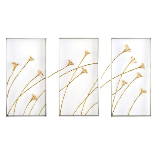 John Richard Set Of Three Windswept Triptych Wall Panels WALL ART