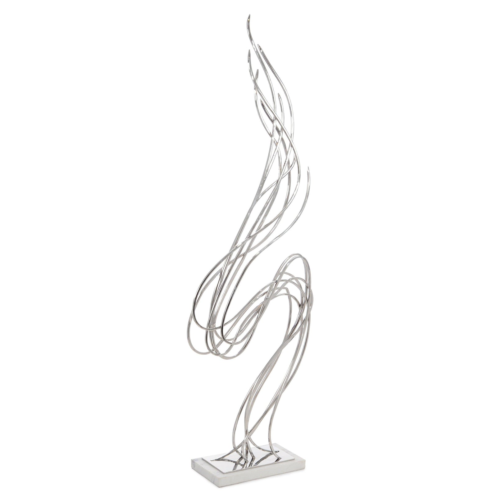 John Richard Windswept Nickel Sculpture DECORATIVE OBJECTS
