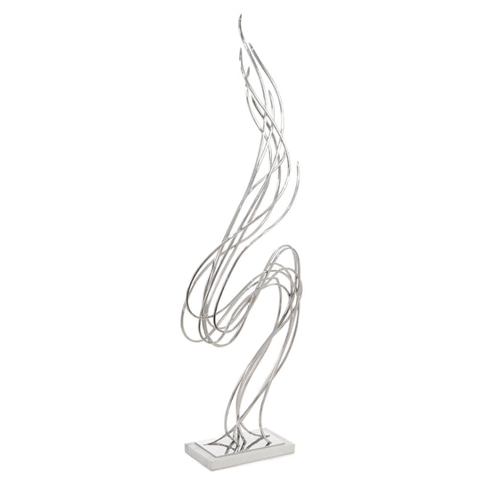 John Richard Windswept Nickel Sculpture DECORATIVE OBJECTS
