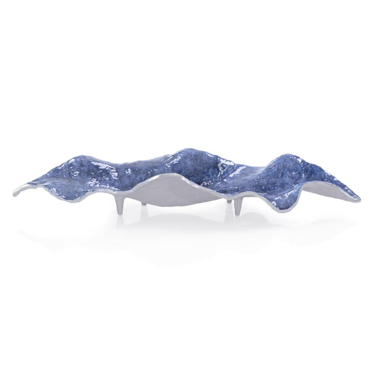 John Richard Blue River Leaf Tray DECORATIVE TRAYS, PLATES, + BOWLS