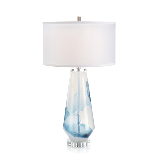 John Richard Blue Cloud Glass Table Lamp TABLE LAMPS