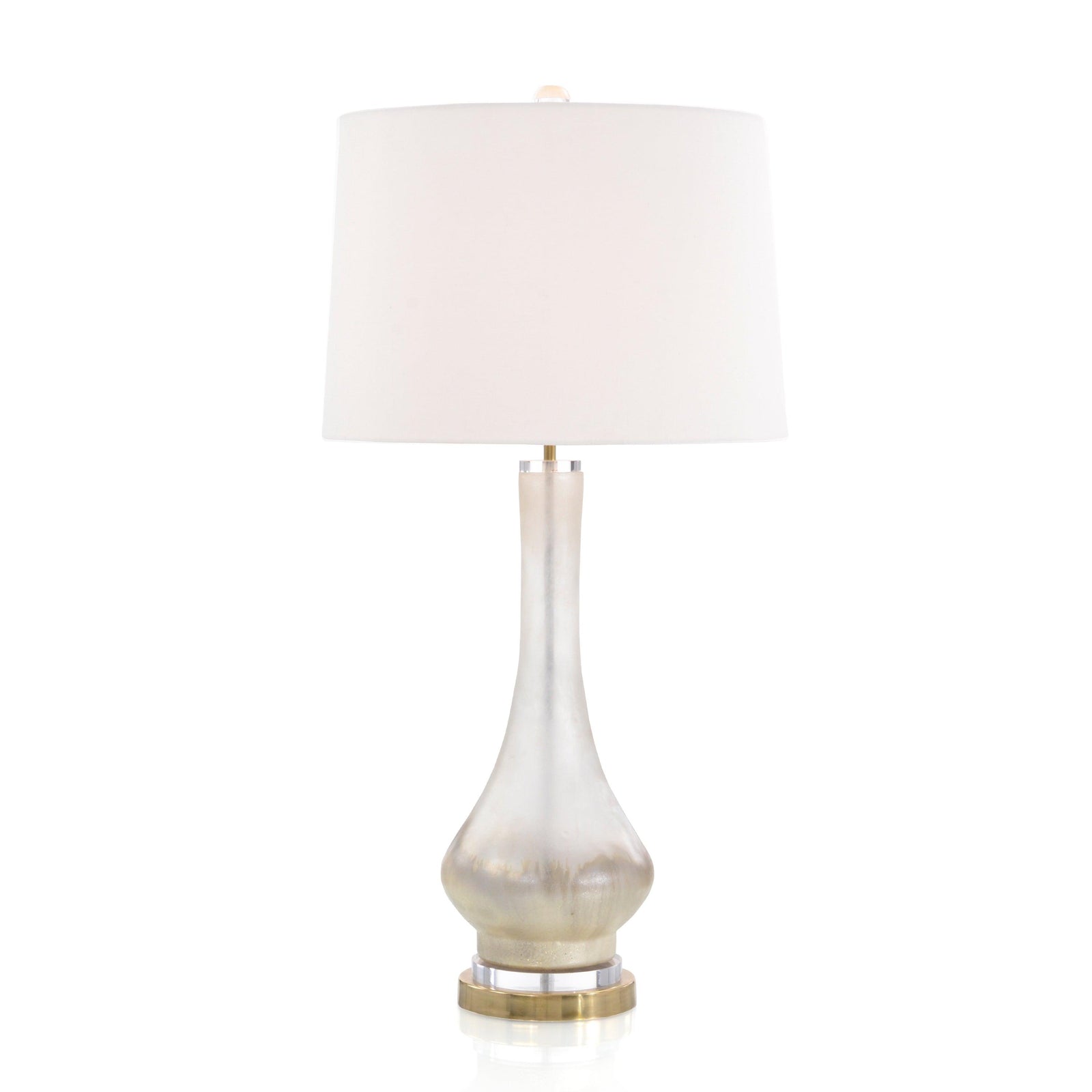 John Richard Luminescent White Table Lamp TABLE LAMPS