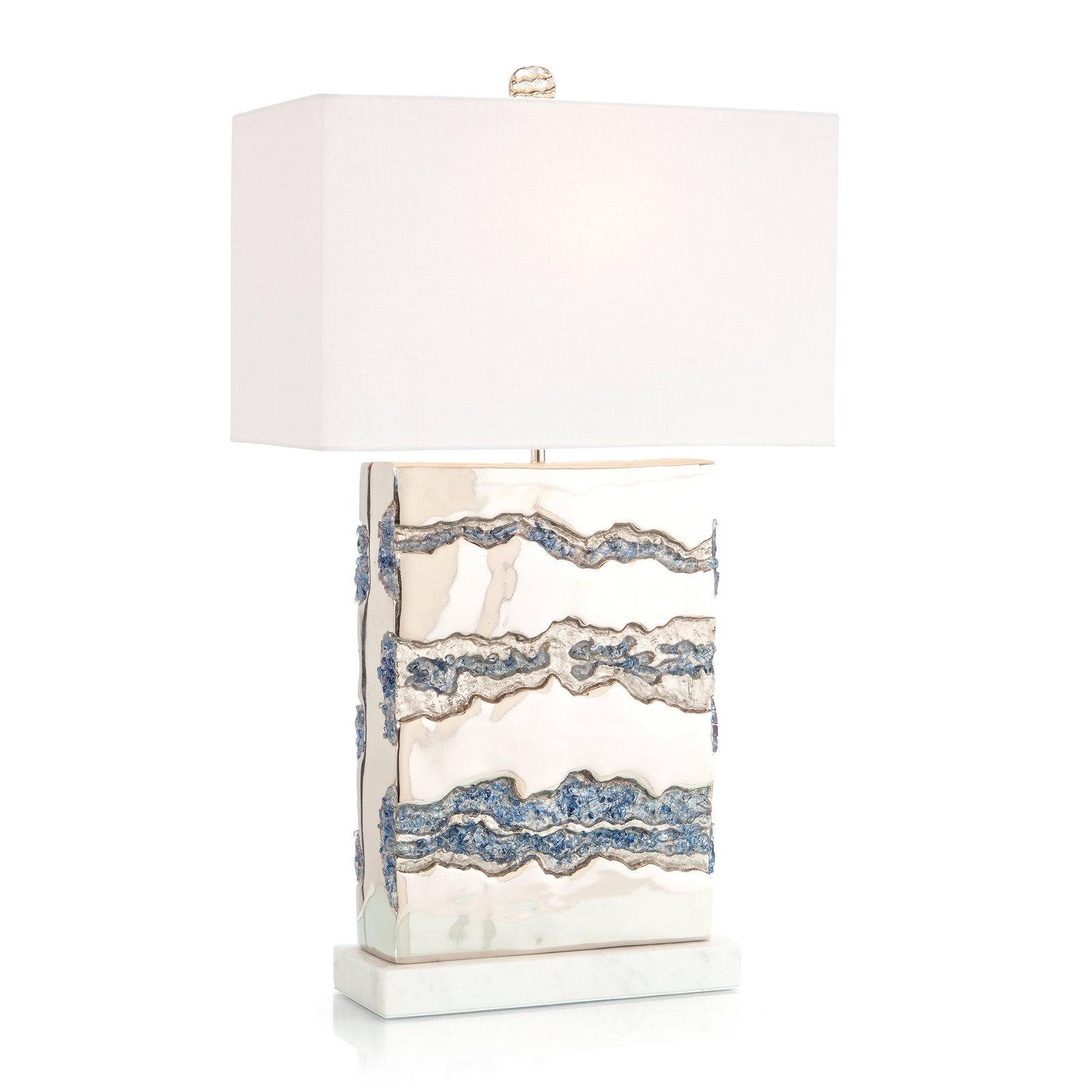 John Richard Glass Geode Table Lamp 2 TABLE LAMPS