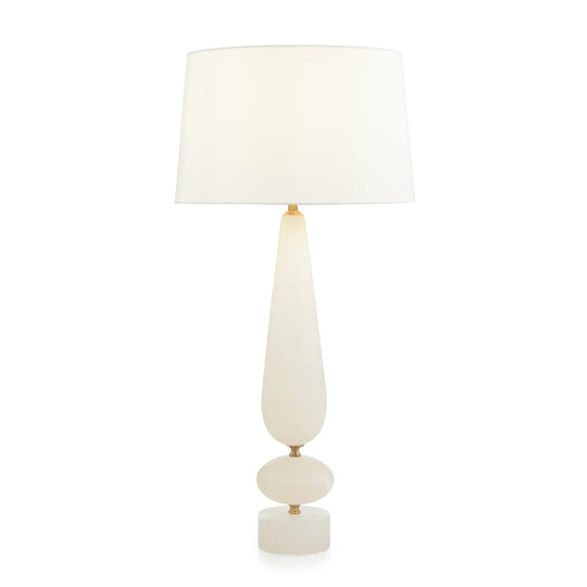 John Richard Ballast Alabaster Table Lamp TABLE LAMPS