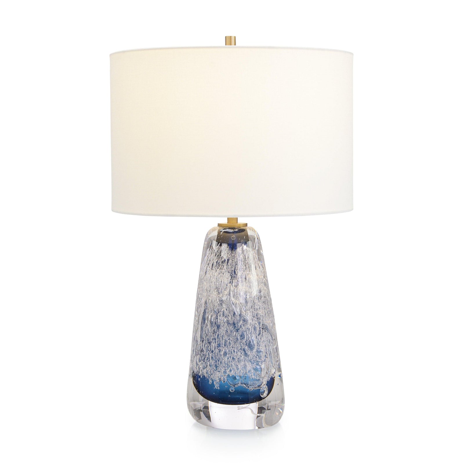 John Richard Sapphire Blue Art Glass Table Lamp TABLE LAMPS