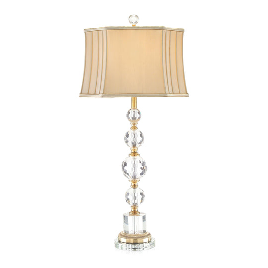 John Richard Briolette Crystal Table Lamp TABLE LAMPS