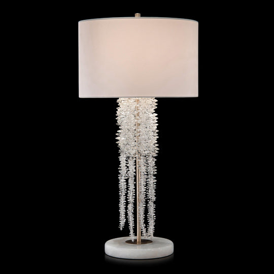 John Richard Cascading Crystal Waterfall Table Lamp 2 TABLE LAMPS