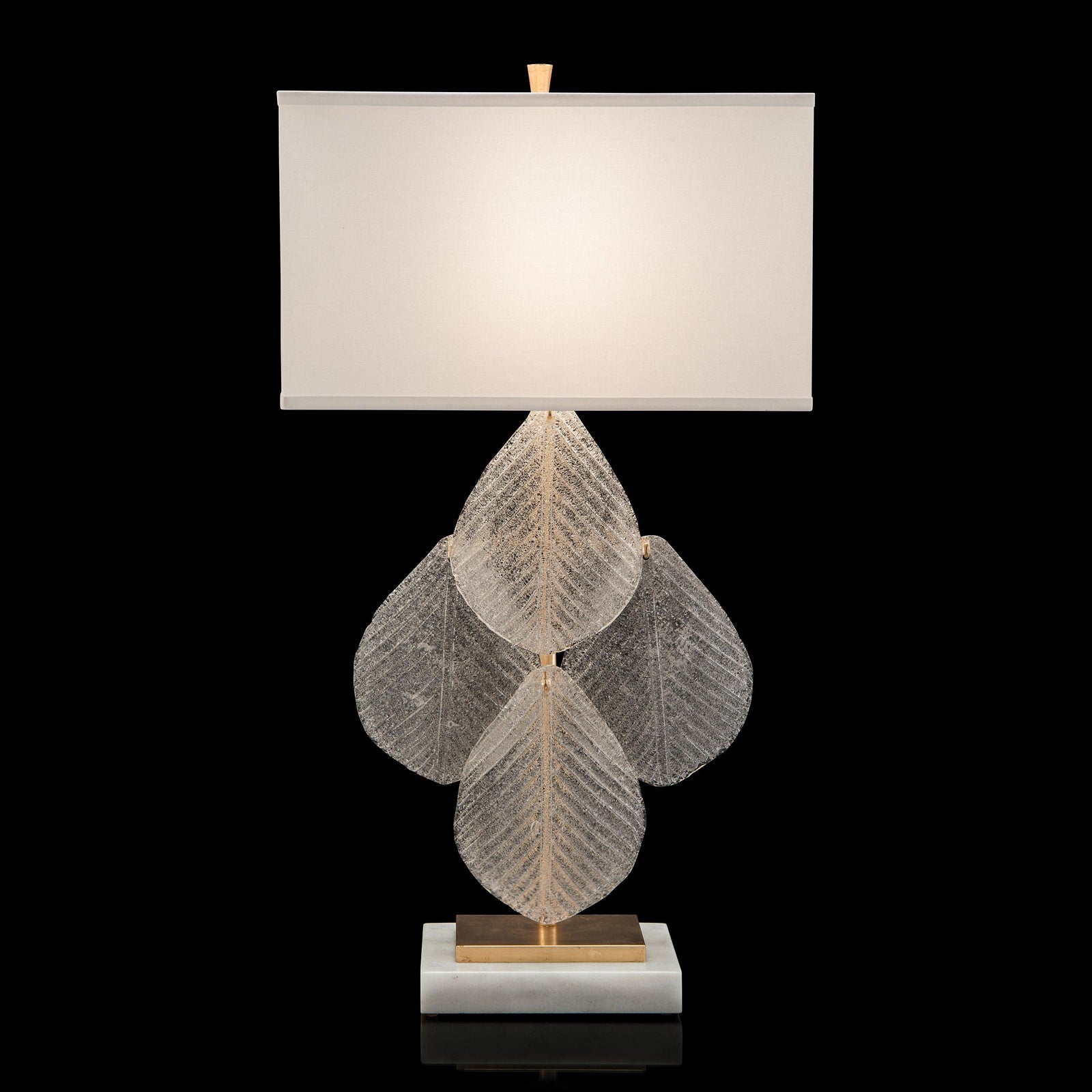 John Richard Glass Petal Table Lamp TABLE LAMPS