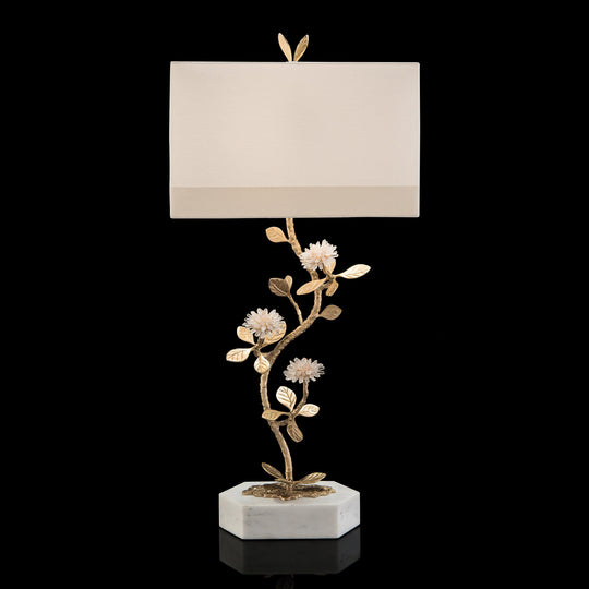 John Richard Stone, Quartz Flower Table Lamp TABLE LAMPS