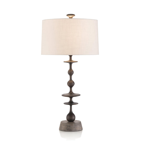 John Richard Matte Black Baluster Table Lamp TABLE LAMPS