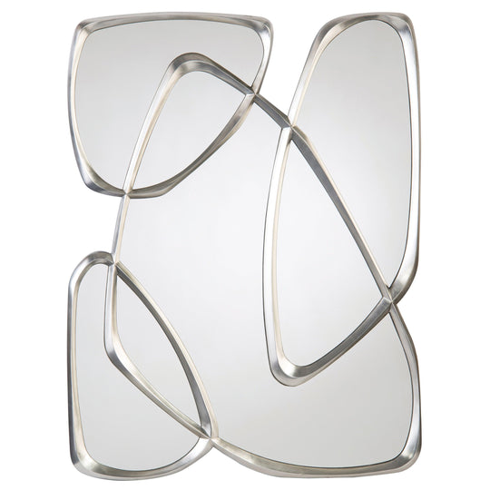 John Richard Zeta Mirror In Pewter WALL MIRRORS