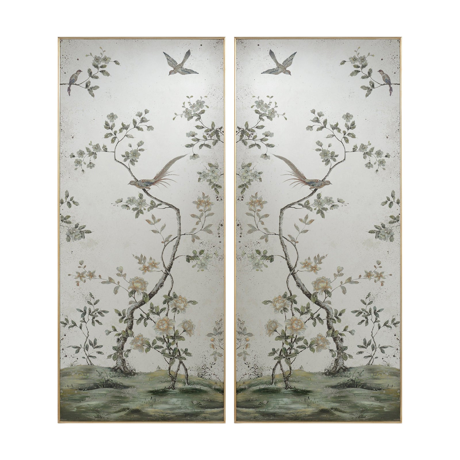 John Richard Roku Mirror Panels (Set Of Two) WALL MIRRORS