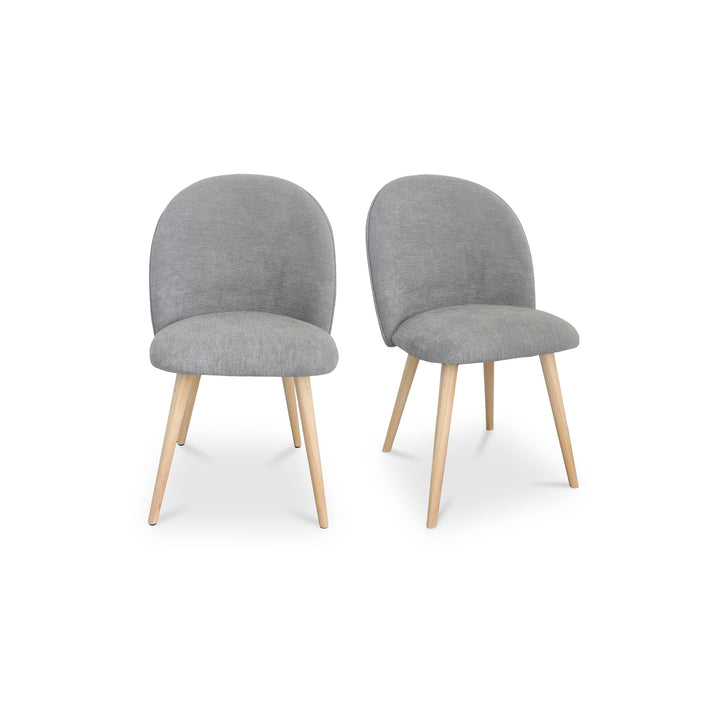 American Home Furniture | Moe's Home Collection - Clarissa Dining Chair Grey-Set Of Two