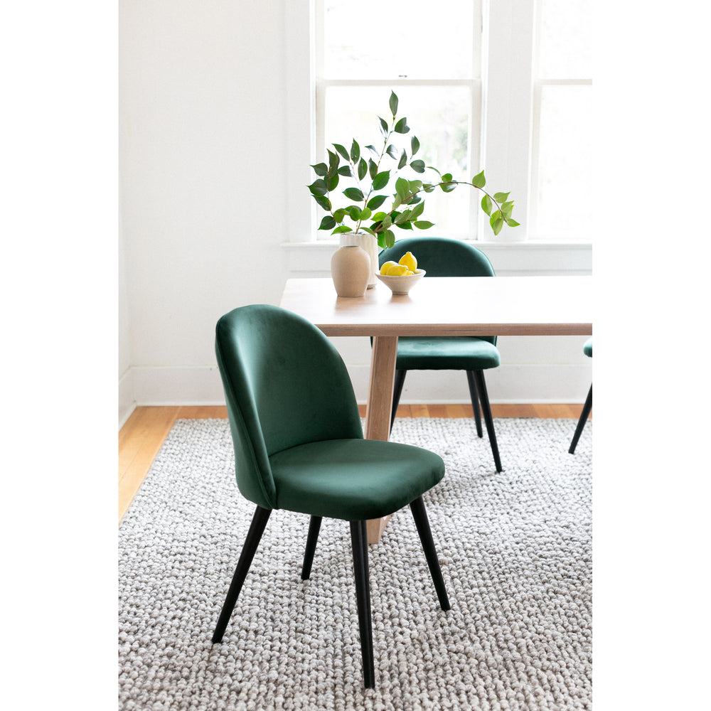 American Home Furniture | Moe's Home Collection - Clarissa Dining Chair Green-Set Of Two