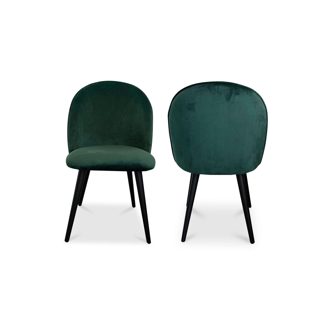 American Home Furniture | Moe's Home Collection - Clarissa Dining Chair Green-Set Of Two